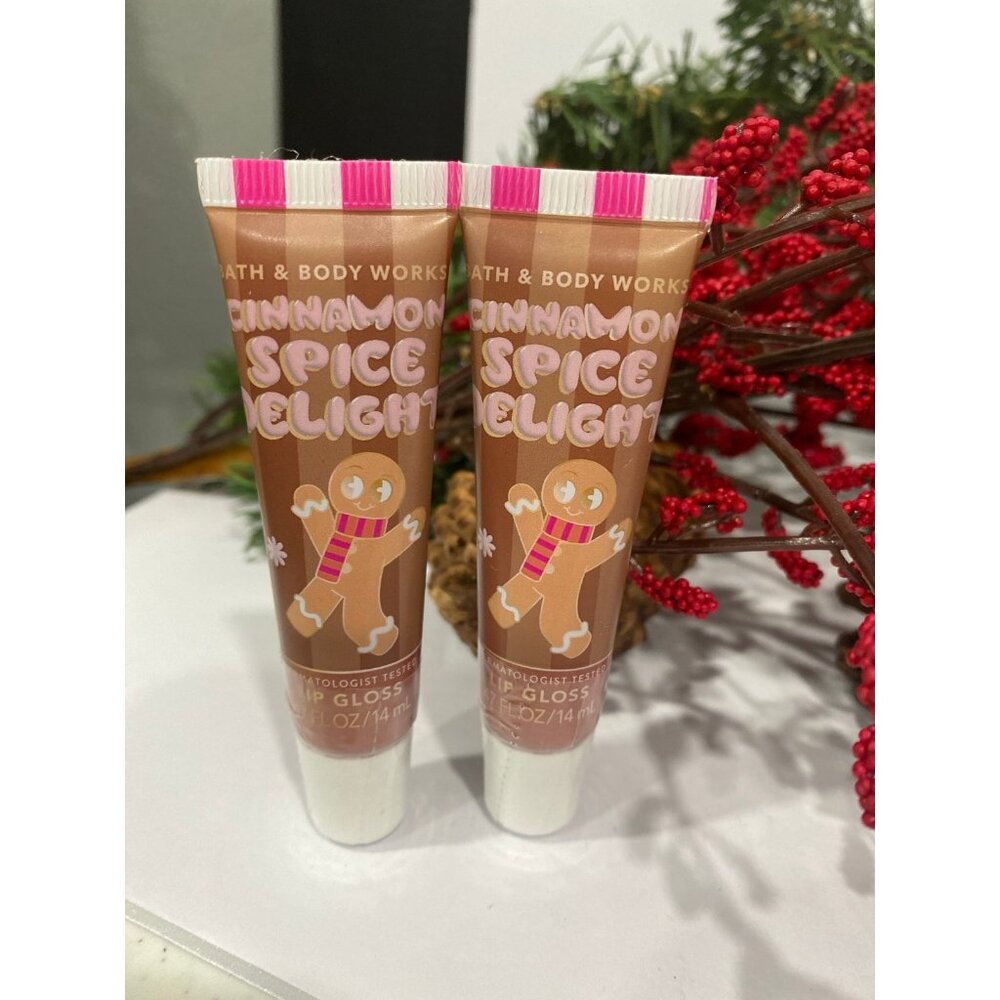 Bath & Body Works “Cinnamon Spice Delight” New Lip Gloss X 2